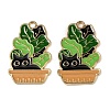 Alloy Enamel Pendants ENAM-CJC0006-83B-2