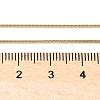 Ion Plating(IP) 304 Stainless Steel Snake Chains Necklaces STAS-F094-23G-3