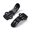 Iron Flat Blank Shoe Clips IFIN-WH0072-01B-EB-2