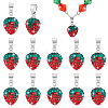 12Pcs Polymer Clay Rhinestone Pendants RB-PH0001-52-1