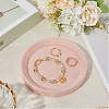Solid Wood Covered with Velvet Jewelry Display Trays for Earrings Rings Necklaces Bracelets AJEW-WH20075-003A-3