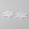 Transparent Acrylic Connector Charms LS-TACR-WH0001-74C-2