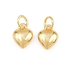 Valentine's Day Brass Charms KK-H292-57C-G-1