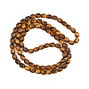 Dyed Imitation Tiger Eye Glass Beads Strands GLAA-H040-02E-2