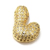 Brass with Cubic Zirconia Pendants KK-Q818-02L-G-1