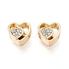 Rack Plating Alloy Rhinestone European Beads FIND-N011-07KCG-1