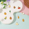 11Pcs 11 Styles Vegetables 304 Stainless Steel Enamel Charms STAS-TA0005-46-6