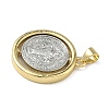 Religion Brass Pendants KK-L257-06GP-01-2