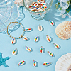30Pcs Natural Cowrie Shell Pendants FIND-ME0002-51-5