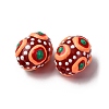 Glass Enamel Beads GLAA-C038-01-4