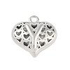 Hollow Brass Pendants for Valentine's Day KK-M289-03Y-P-1