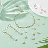 60Pcs 3 Styles Brass Pave Clear Cubic Zirconia Connector Charms FIND-UN0004-42-3