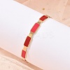 304 Stainless Steel Cuff Bangles for Women BJEW-Z087-10G-2