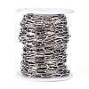 Tarnish Resistant 304 Stainless Steel Paperclip Chains CHS-L022-02B-3