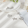 6Pcs 3 Styles 304 Stainless Steel Pendants STAS-LP0003-25-1