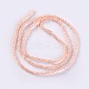 Glass Beads Strands EGLA-E057-02A-04-2