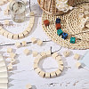 200Pcs Unfinished Wood Beads WOOD-CA0001-80-5