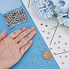200Pcs 304 Stainless Steel Spacer Beads STAS-UN0061-72-2