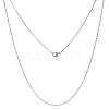 Tarnish Resistant Classic Plain 304 Stainless Steel Mens Womens Cable Chains Necklaces LS-STAS-S029-02-1