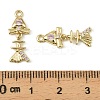 Brass Micro Pave Cubic Zirconia Pendants LS-KK-C107-16G-3