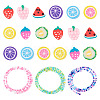 3 Strands 3 Colors Handmade Polymer Clay Beads Strands CLAY-TA0001-85-1