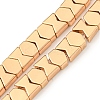 Electroplated Synthetic Non-magnetic Hematite Beads Strands G-C136-A01-01-1