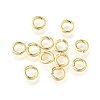 Brass Open Jump Rings X-KK-V007-004G-03-1