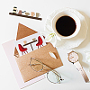 3Pcs 3 Styles Cafe Theme Carbon Steel Cutting Dies Stencils DIY-WH0309-886-2