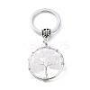 Natural Quartz Crystal Keychain KEYC-E023-03G-5