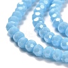 Electroplate Opaque Glass Beads Strands EGLA-A035-P4mm-A08-3