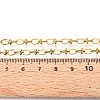 304 Stainless Steel Textured Oval Link Chains CHS-N005-06G-G-3