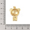 Brass Micro Pave Cubic Zirconia Pendants KK-E111-42G-02-3
