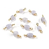 Natural Blue Lace Agate Links Connectors LS-G-K316-02H-G-RS-1