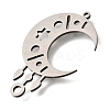 201 Stainless Steel Laser Cut Connector Charms LS-STAS-S176-04P-2