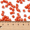 Baking Paint Glass Bead SEED-H002-K-D328-4