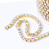 Brass Rhinestone Strass Chains CHC-T001-SS6-02C-2