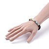 Natural Flower Amazonite Stretch Bracelets BJEW-JB03422-02-3