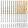 Beebeecraft 100Pcs 4 Style Brass Pendants KK-BBC0005-59-1
