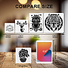9Pcs 9 Styles Mandala PET Hollow Out Drawing Painting Stencils DIY-WH0411-533-2