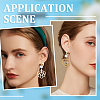 40Pcs 304 Stainless Steel Clip-on Earring Findings STAS-SC0005-84G-5