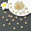 SHEGRACE Brass Bead Caps XGRPCU978-282G-4