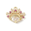 Brass Micro Pave Cubic Zirconia Pendants LS-KK-M326-16G-1