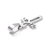 Non-Tarnish 304 Stainless Steel Pendants STAS-L216-34P-2