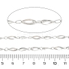 Rack Plating Brass Oval Link Chains CHC-N009-05P-3