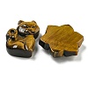 Natural Tiger Eye Carved Cabochons G-U006-02-2