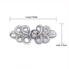 Braid Knit Chinese Knot Closure Cheongsam Frog Buttons BUTT-WH0014-22-3