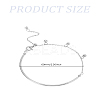 1Pc Stainless Steel Cable Chain Link Bracelets BJEW-LP0004-41P-2