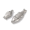 10Pcs 304 Stainless Steel Pendants STAS-P426-07P-2