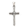 316 Surgical Stainless Steel Pendants STAS-A123-13AS-1
