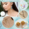 120Pcs 2 Colors Brass Flat Head Pins FIND-BC0019-23-5